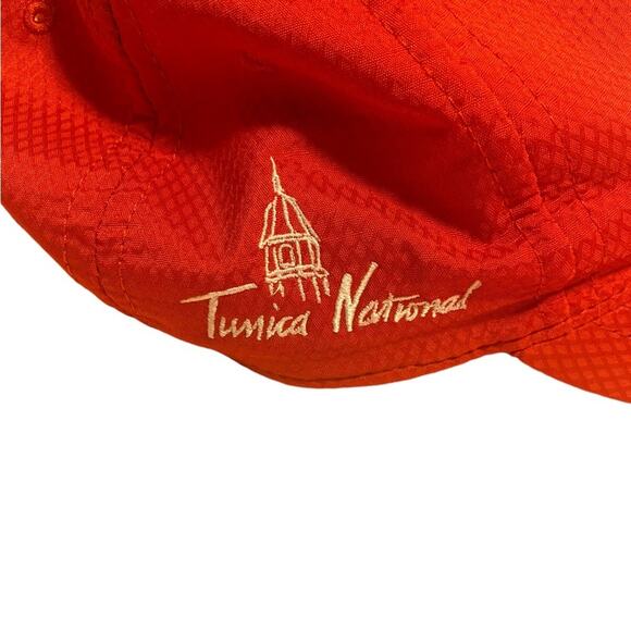 Titleist Tunica National Men’s Golf Hat Baseball Cap Embroidered Red White - Picture 7 of 8